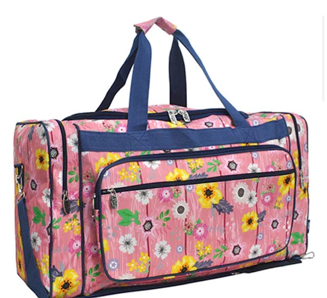 Country Flowers NGIL Canvas 20" Duffle Bag