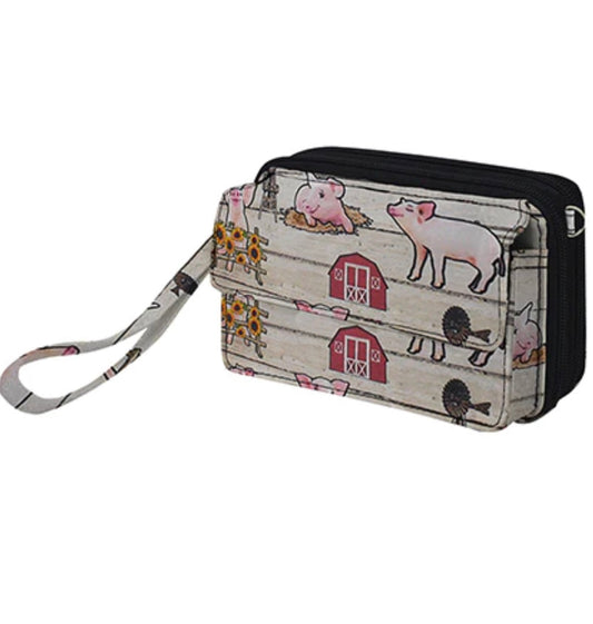 Piggy Farm NGIL Canvas All in One Wallet