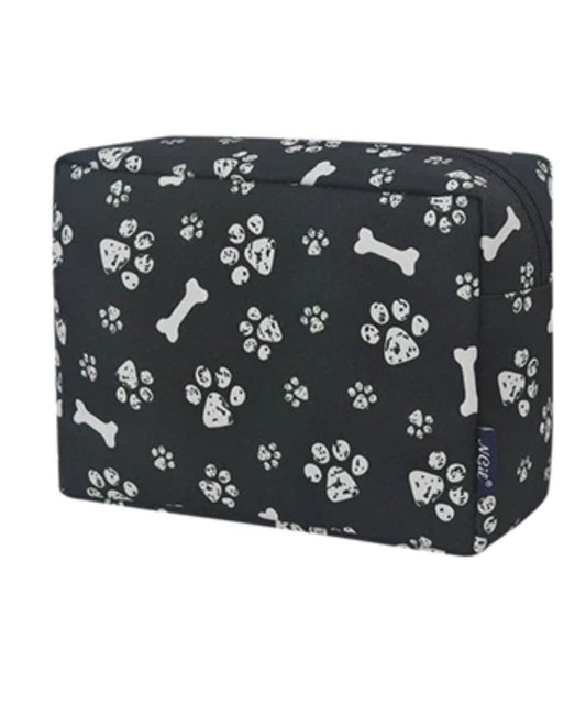 Round Of a Paws NGIL Large Cosmetic Travel Pouch