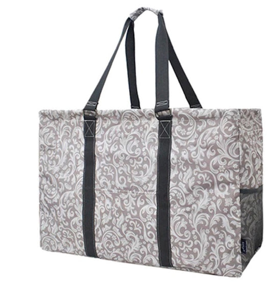 Floral Vines NGIL Mega Shopping Utility Tote Bag