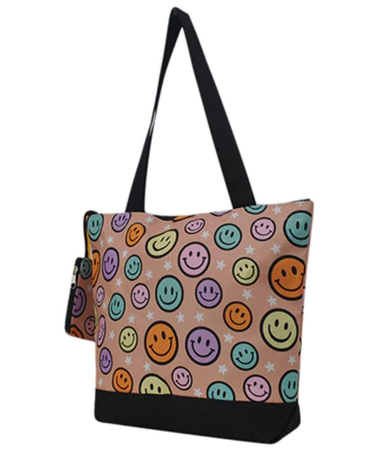 Happy Vibes NGIL Canvas Tote Bag