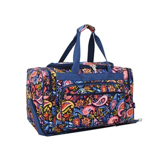 Paisley Whirl NGIL Canvas 20" Duffle Bag