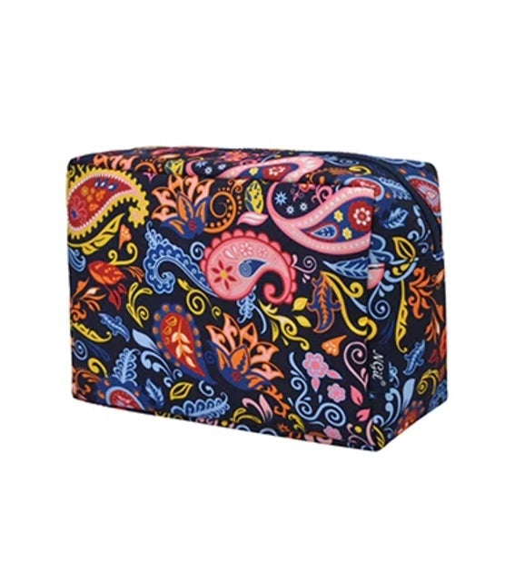 Paisley Whirl NGIL Large Cosmetic Travel Pouch