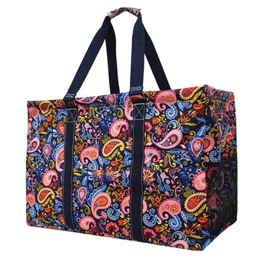 Paisley Whirl Shopping Utility Tote Bag