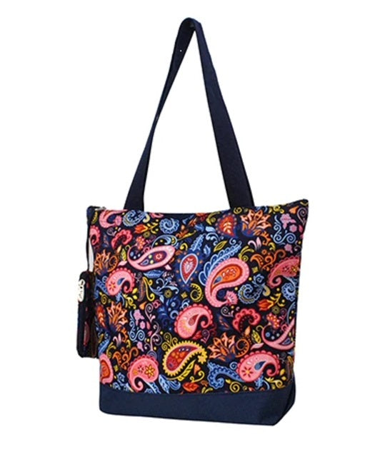 Paisley Whirl NGIL Canvas Tote Bag