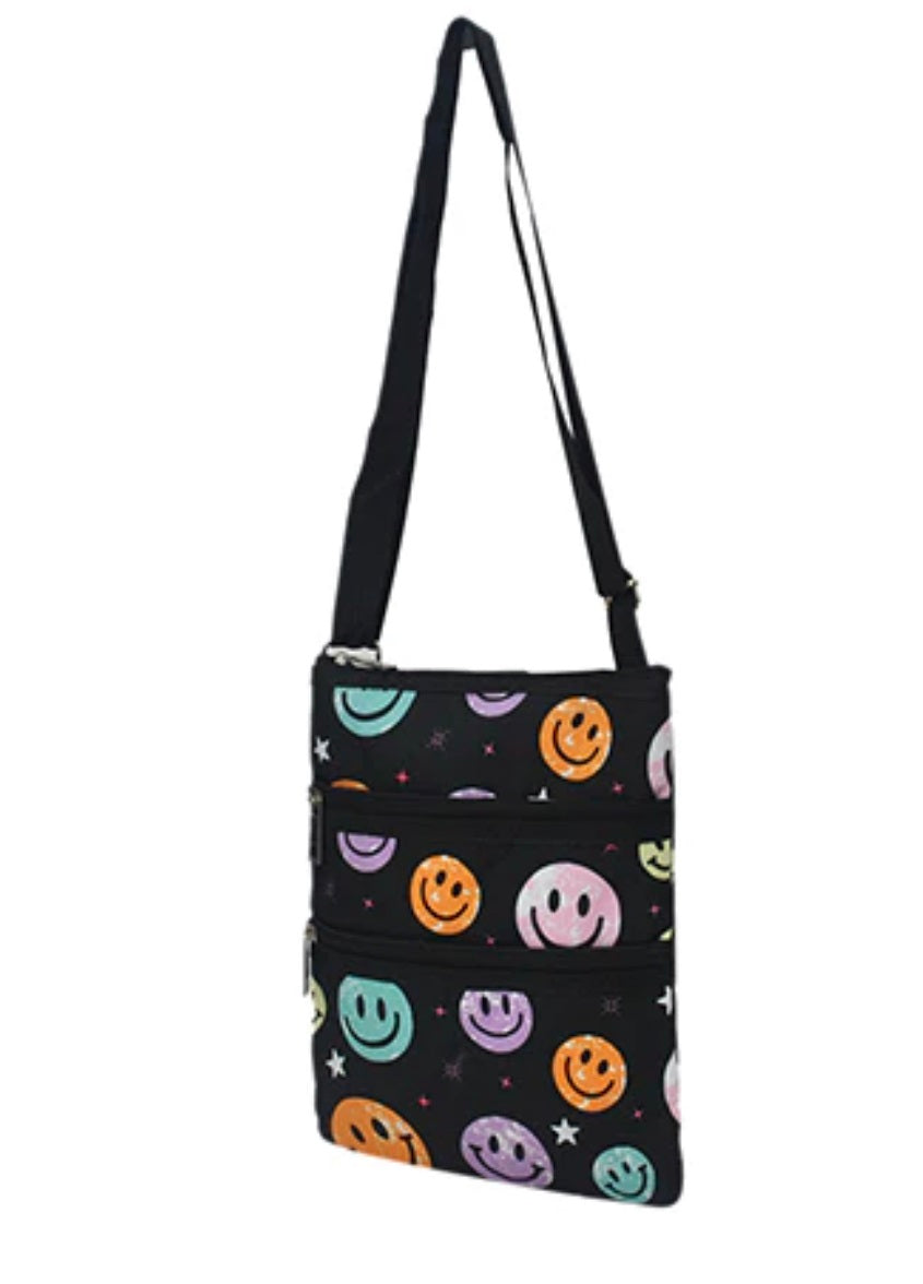 Smiley Faces NGIL Messenger Hipster Bag