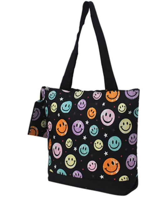 Smiley Faces NGIL Canvas Tote Bag