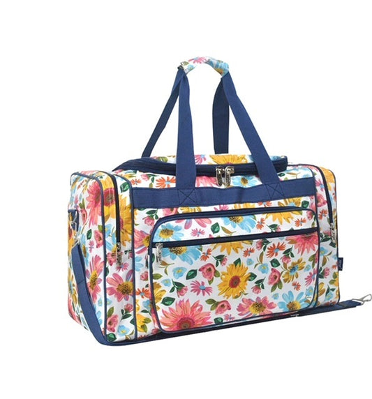 SRL423  Petal Daydream NGIL Canvas 23" Duffle Bag