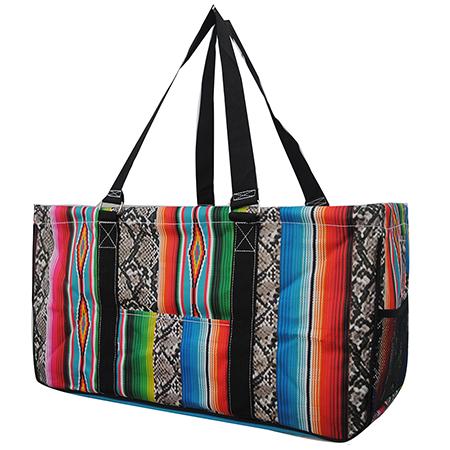 Snake Skin with Serape NGIL Utility Bag