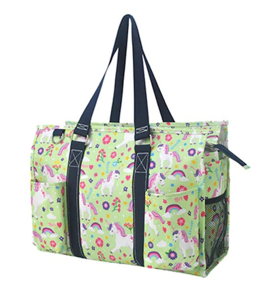 Unicorn World NGIL Zippered Caddy Organizer Tote Bag