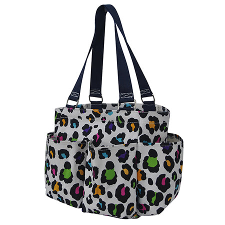 Popping Cheetah Small Utility Tote