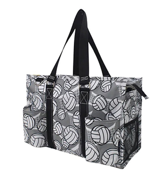 Volleyball Court NGIL Zippered Caddy Organizer Tote Bag