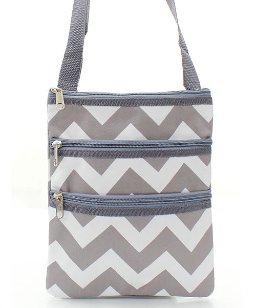 Chevron Print Messenger