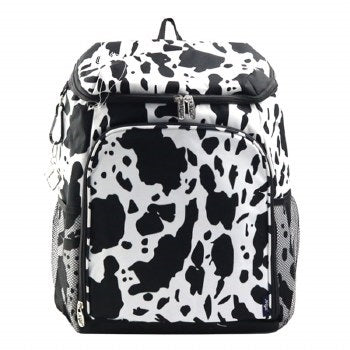 Crosshatch Gray Print NGIL Cooler Backpack