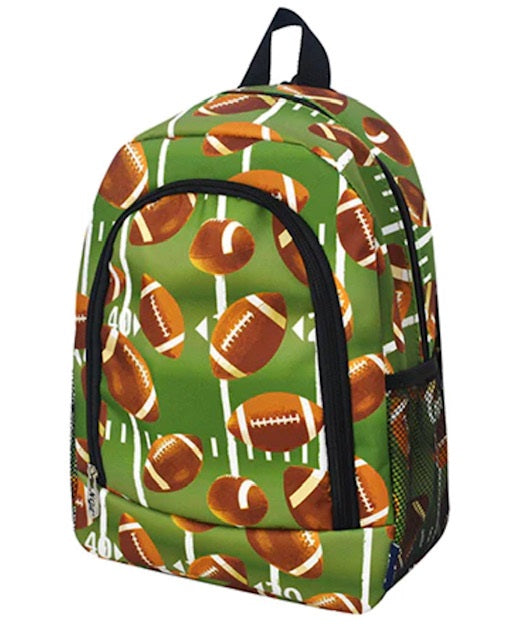 Football Life Medium Size NGIL Canvas School Backpack