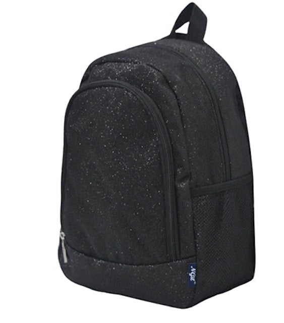 Pink Glitter Medium Size NGIL Canvas School Backpack