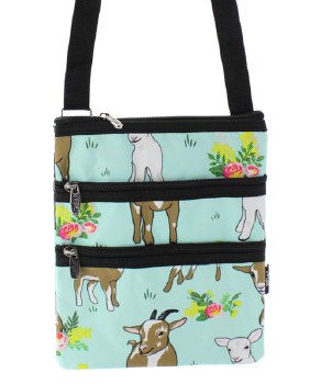 Canvas Goat Farm House Messenger Bag