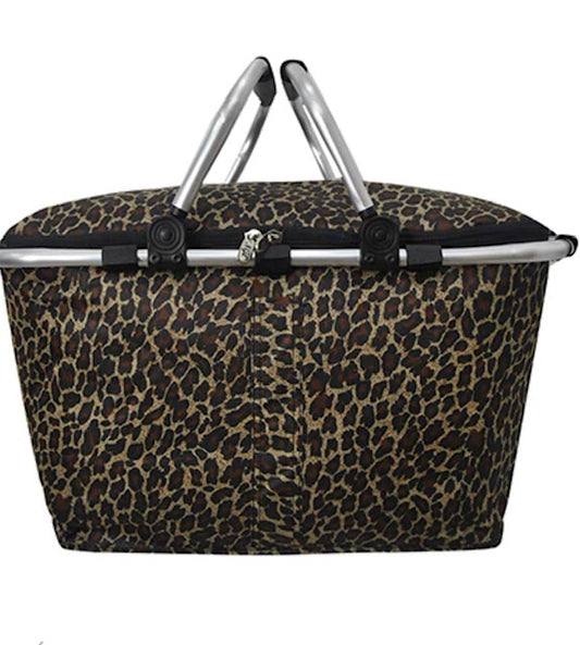 Leopard NGIL Insulated Market Basket