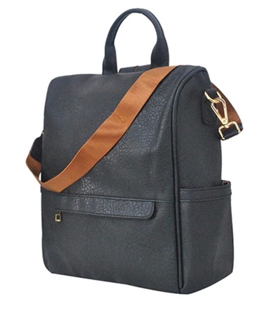 P1313 Faux Leather NGIL Traveler Backpack