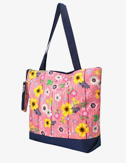 Country Flowers NGIL Canvas Tote Bag