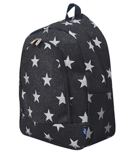 Glitter Super Star NGIL Canvas Backpack