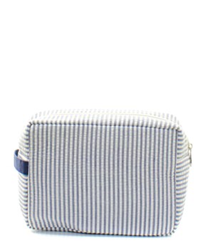 Seersucker Cosmetic Bag