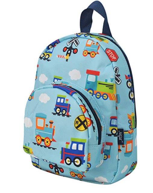 Train Print NGIL Mini Backpack