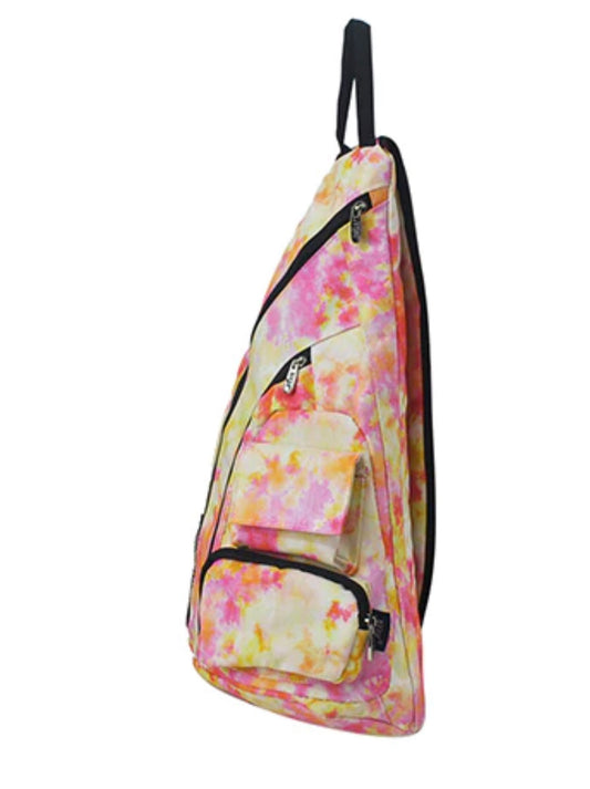 Tropical Tie Dye NGIL Sling Backpack