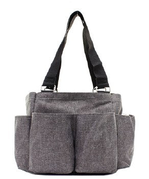 Canvas Stone Wash Caddy Utility Tote Bag